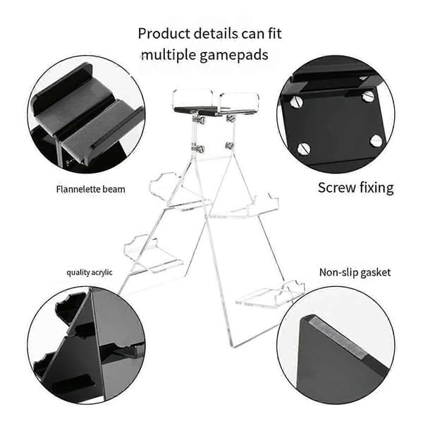 Kompatibel med spil til Switch Controller skrivebordsstativ opbevaringsstativ CJY
