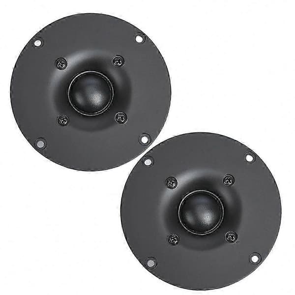 Par 4\" silkdome-diskanthögtalare, 8 Ohm 60W Hi-Fi diskant-högtalare för hemmabruk och sändning Black