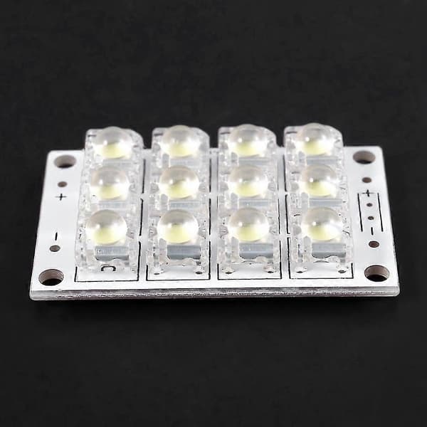 6x Superklare Hvide Piranha LED-lys til Yacht Printplade