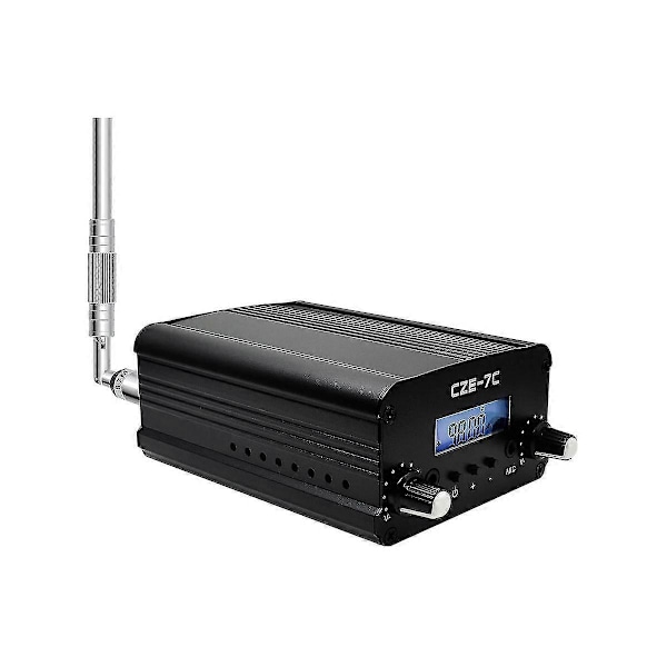 FM-sender for CZE-7C 7W Lang Rekkevidde for Drive-in Kirke, Skole & Supermarked Arrangementer, Perfekt for Lysshow og Konferansestereo