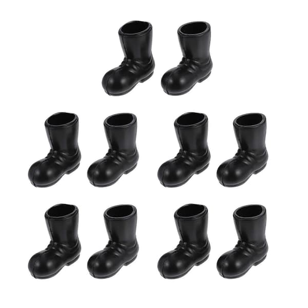 5 par mini julskomodeller Tomteskomodeller Minhusinredning Black 3X2.9X1CM