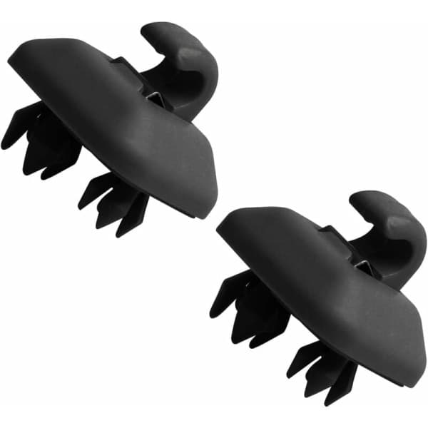 2 pcs - for Audi A4 A5 S5Q3 Q5 Sun Visor Clip Bracket Holder 8U0857562A (Black)