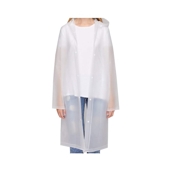 Transparent regnrock Vattentäta regnponchos Regnkläder_paris