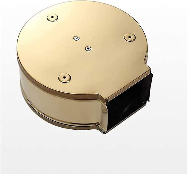 Væghængt toiletpapirholder i messing, børstet bronze