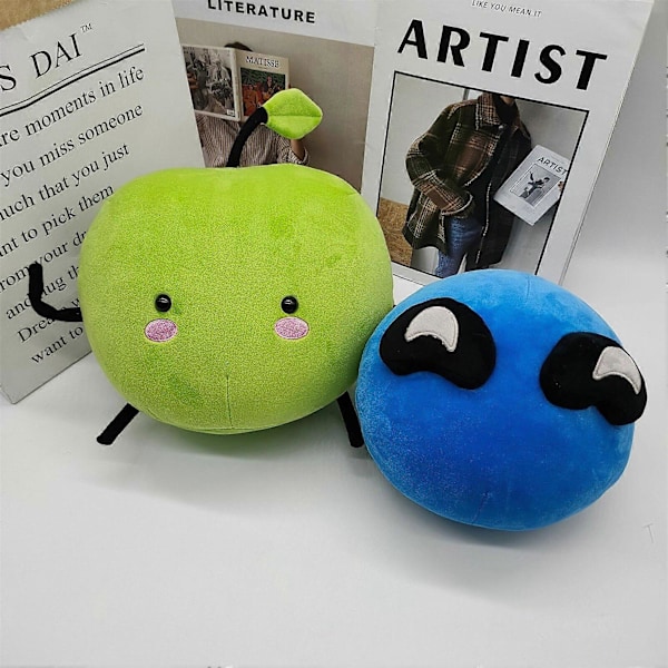 Stardew Valley Junimo Plyschleksaker Tecknad Söt Mjuk Stoppad Kudde Stardew Valley Dockor För Barn Jul Födelsedagspresent Blue