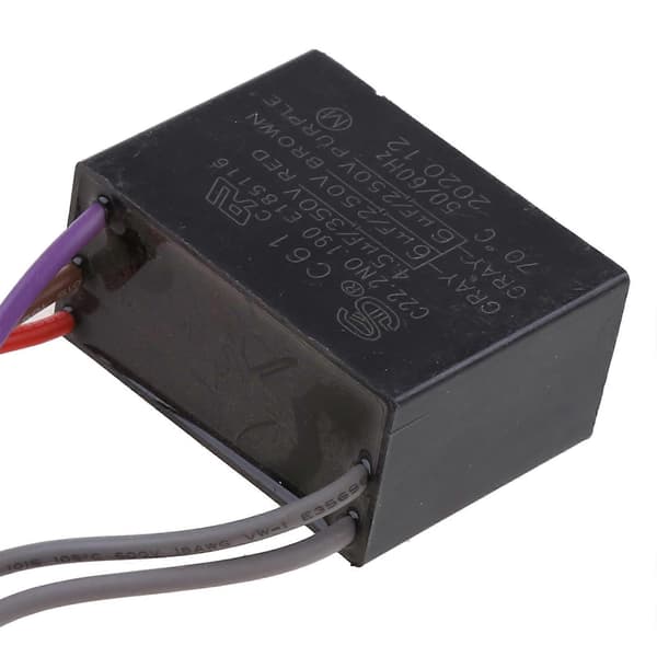 Cbb61 Loftventilator Kondensator 4.5uf+6uf+6uf 5 Ledninger 250v 5 Hastigheds Startkondensator
