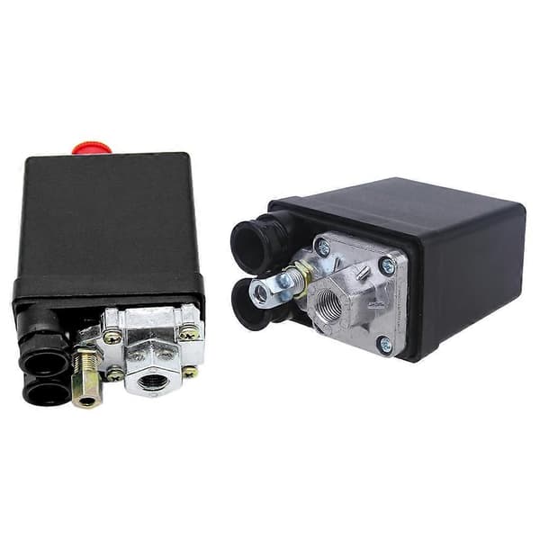 Kraftig luftkompressor trykkbryter kontrollventil 90-120PSI 1/4 port single hole