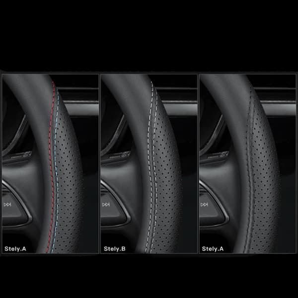 Passar Tesla model3/y/modelx/s rattskydd - Tesla special D-formad (svart linje) med logotyp - 36cm/1-pack