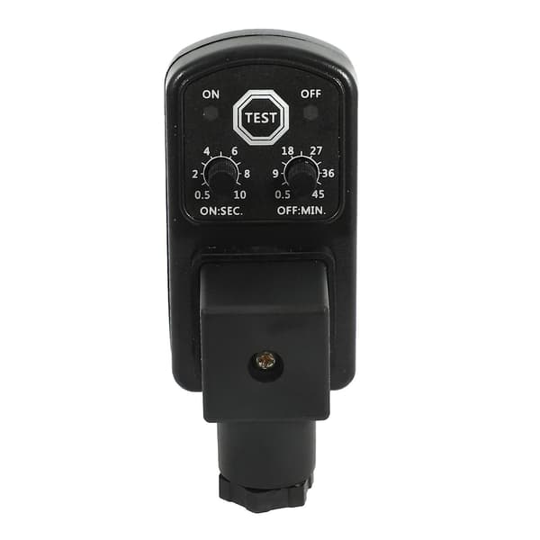AC 220V 1/2-inch Electronic Timed 2-Way Air Compressor Tank Automatic Drain Valve, CJY Gold black