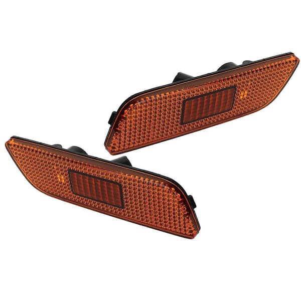 Front Position Light 30744360 (Left and Right) for Volvo S80 2002 - 2006, Yellow, Without Bulbs 65 mm Blå