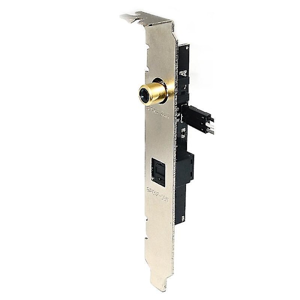 24bit 192khz Datterkort Spdif Optisk og RCA Utgang Flat Kabelbrakett Digital Lydutgang