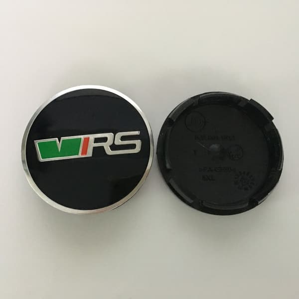 4-pakning, egnet for Skoda modifisert VRS navkapsel VRS dekk senterhette hjulnav plasthette 56mm