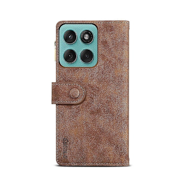 ESEBLE Retro Frostat RFID Läder Telefonfodral For Motorola Edge 60 Fusion