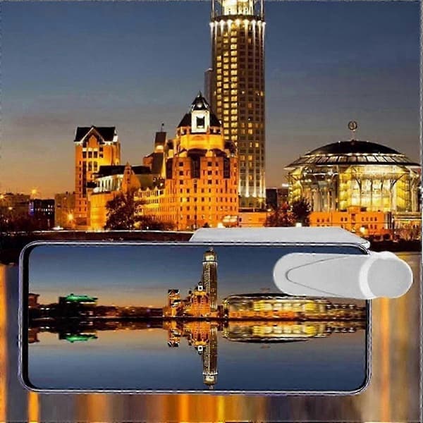 Smartphone Kamera Spejl Clip Sæt, Telefon Selfie Reflektor til Bedre Billeder black with remote