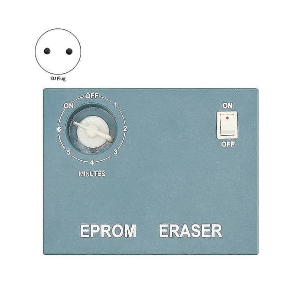 UV Eprom Eraser Eprom Data Sletteverktøy Lys Slettbar Timer Halvleder Chip Slette Stråling EU-plugg as shown