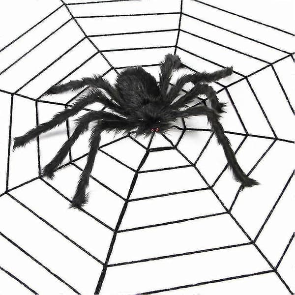 Web Rat Props Web P Kun Svart Edderkopp Only Black Spider 5M