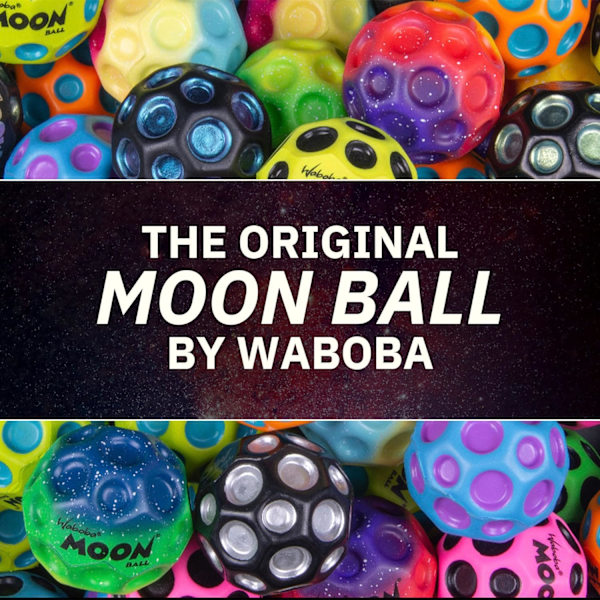 Original Moon Ball - Super Bounce Ball - Ekstrem sprett og moro for alle aldre - Perfekt for aktiv og utendørs lek NASA