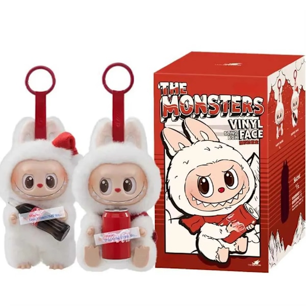 Ny 2025 Monster Blind Box Labubu Coco ColeSeries Vinyl Base Plysjdukke Action Figur Nøkkelring Leke Overraskelse Julegave X250327.Ca{HH}