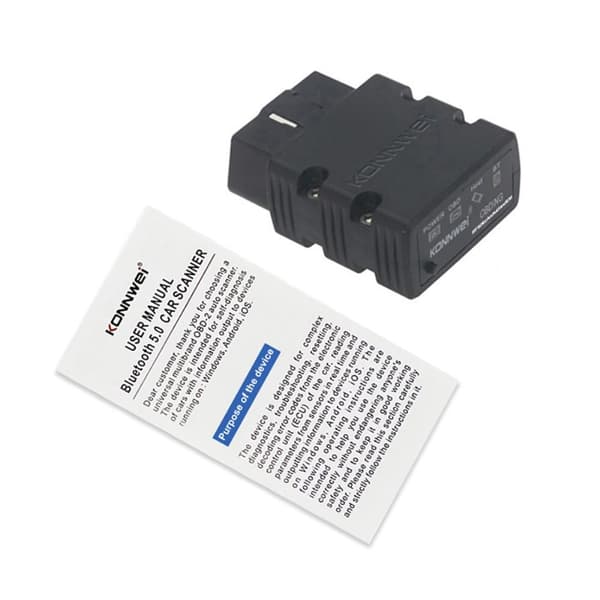 KONNWEI Bluetooth ELM327 OBD2 IOS Android Diagnostikkverktøy Basin Plugs Splash Guards
