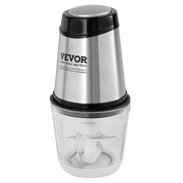 Elektrisk Madhakker Foodprocessor 2,5 Kop Glasskål Kødhakker Mixer
