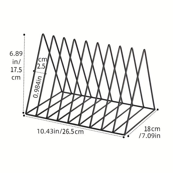 Metal Hat Organizer, Horizontal/Vertical Space-Saving CJY Black