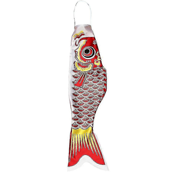 55cm Japansk Nobori Koinobori Karpestreamer Vindsokk Fiskeflagg Kite Hjemmeinnredning Jikaix[HK] Red