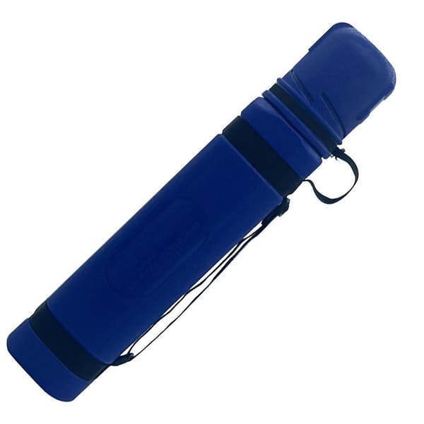 Blå 14,3LB Guard Sveisestav Oppbevaringsrør Beholder med Stropper Blue