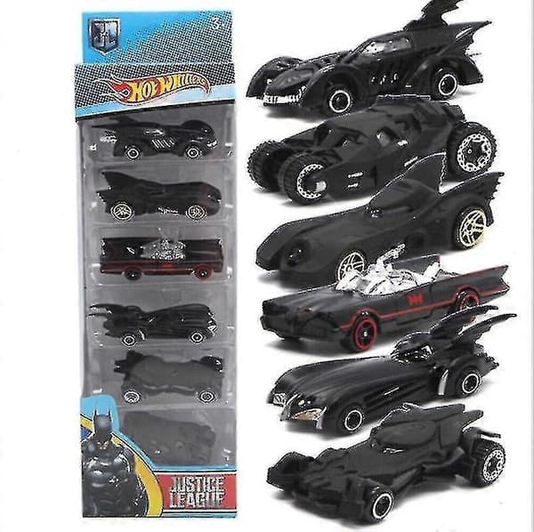 6 Batmobile-leluauton metallisetti