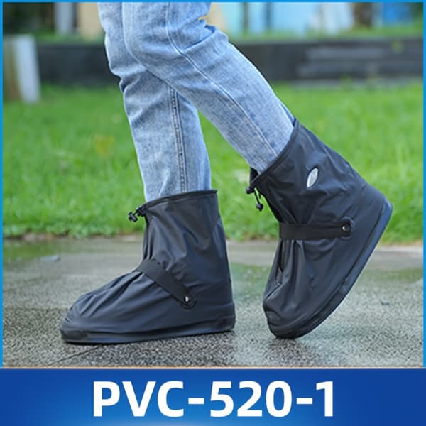 Universal vanntett sklisikker kort regnstøvelbeskyttelse, PVC language S\uff0836-37\uff09