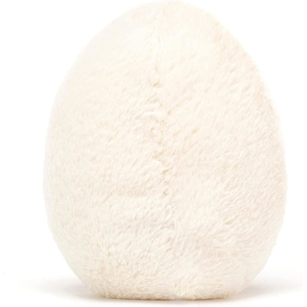 Jellycat Amuseables Kokt Egg Happy Plysjdyr, Liten 5,5 tommer | Mat Plysj | Morsom Gave