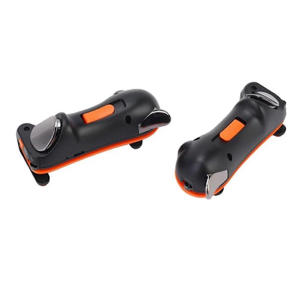 Seks fingre til PUBG Controller Kapacitans Justerbar Mobil Spil Trigger L1R1 Knap Gamepad Joystick Greb Orange