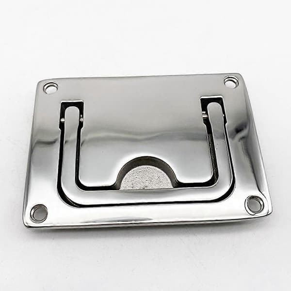 Rustfrit Stål 316 Løftering Lukelukke Håndtag Skab Båd Hardware Silver