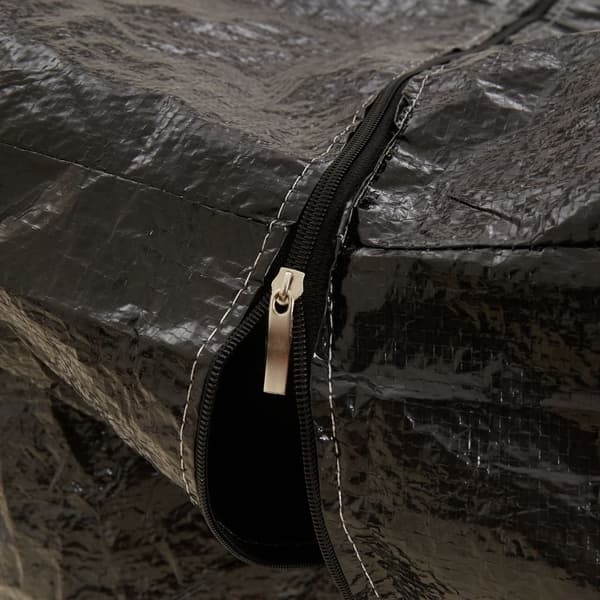 vidaXL Cushion Bag Black 150x75x75 cm Polyethylene