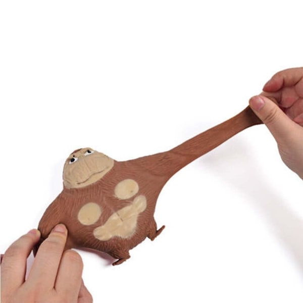 Simulering Gorilla Ape Stretchy Squishy Antistress Squeeze Elastic Monkey Toy