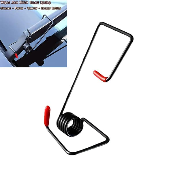 New Car Wiper Enhancer Spring Universal Fit Wiper Arms Alloy Silver,Blå