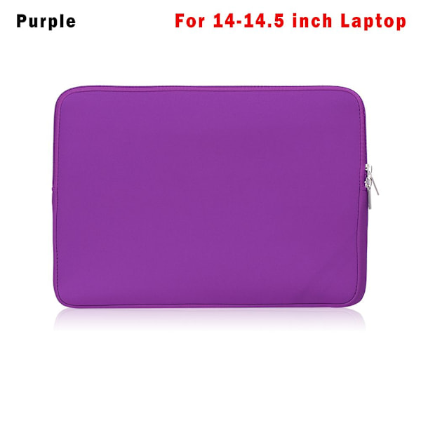 Lila laptopfodral för 14-14,5 tum