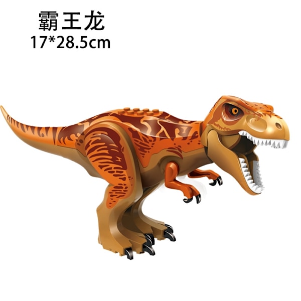 Dinosauriefigurer, Indominus T Rex Block, Stort dinosaurieblock, Barnkalas - WELLNGS A