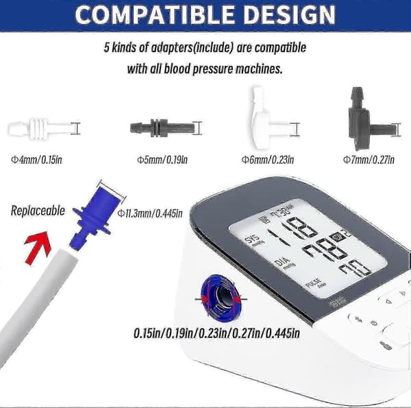 XL blodtryksmanchet til Omron - 9\"-21\" (22-53cm) erstatningsarmmonitor til store arme -YT4