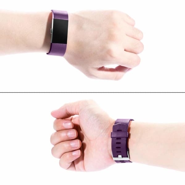 INF Fitbit Charge 2 ranneke silikoni 3-pakkaus (S)