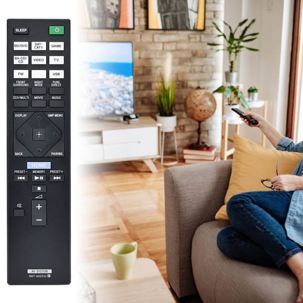 RMT-AA231U Fjernkontroll for STR-DH770 STR-DN1070 STR-DN1080 Videomottaker Tilbehør