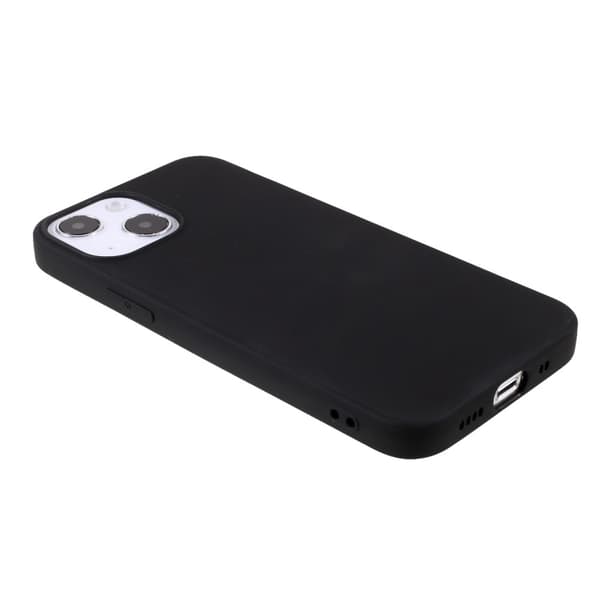 Kompatibel med iPhone 13 - Mat TPU Cover - Sort 20