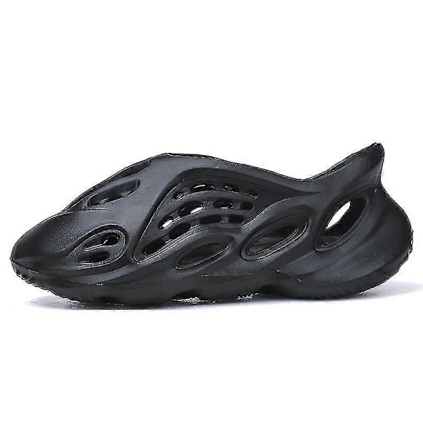 Trendiga & Bekväma Foam Slides För Barn Vuxen - Lätta, Snabbtorkande & Halkfria Tofflor För Utomhuslek! Black 28-29