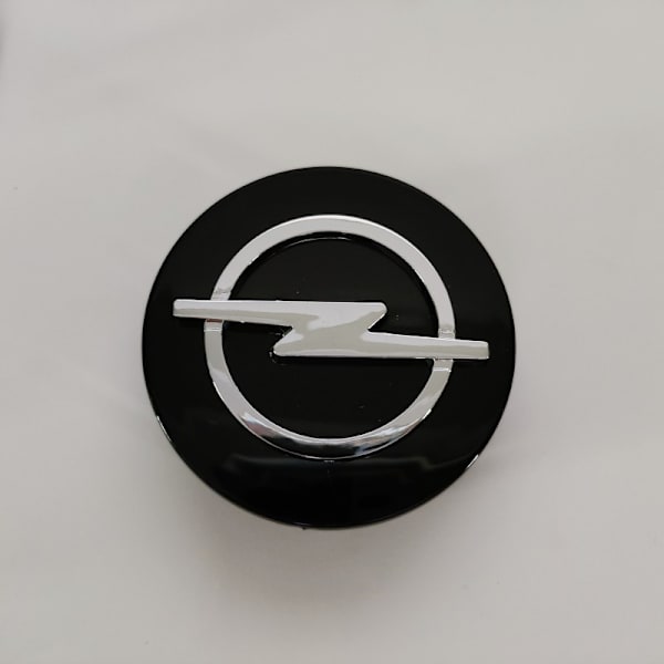 stk. 60mm sorte Opel hjulkapsler
