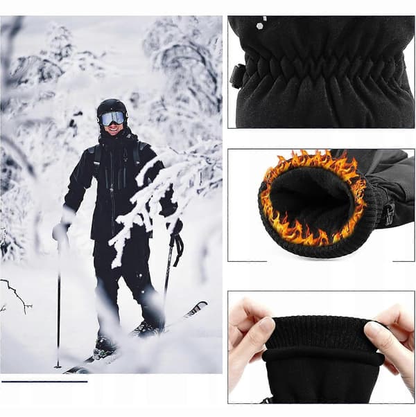 3m Thinsulate Vanntette Xl Vintersykkelhansker black XL