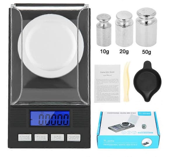 High-Precision 0.001g Electronic Scale - 50g Capacity, Suitable For Weighing, CJY 50g