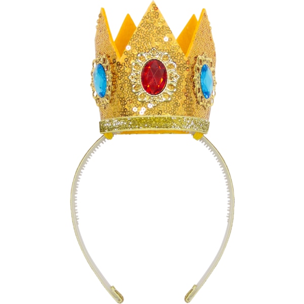 Prinsessan Peach Kostym Flickor Födelsedag Halloween Jul Rollspel Maskerad - 100cm