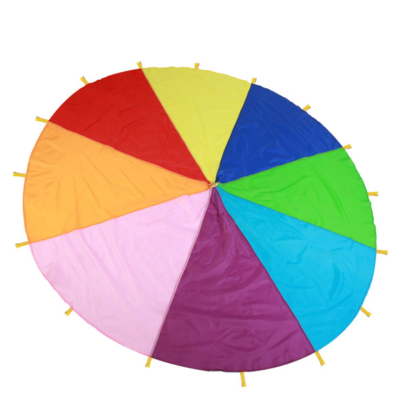 Barnparaply i regnbågsfärger för barn, utomhuslek, träningsutveckling (3 m)
