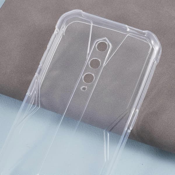 För Ulefone Armor X12 Pro Slim Fodral Exakta Utskärningar Telefon TPU Telefon Skydd Transparent