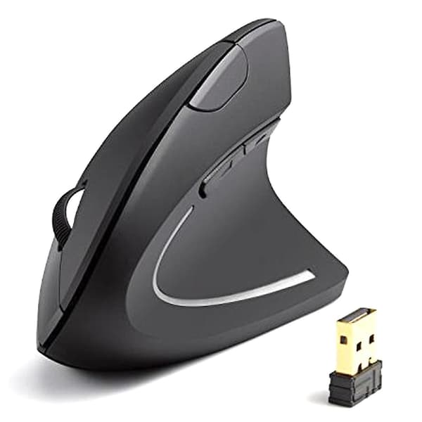 2.4G Trådløs Vertikal Mus Optisk USB Mus Til Computer Bærbar Stationær
