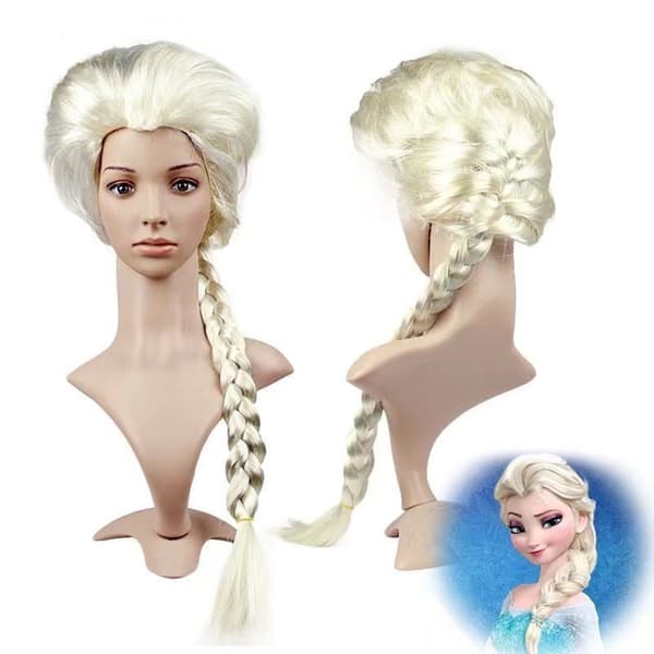 Frozen Elsa Cosplay Paryk Sæt
